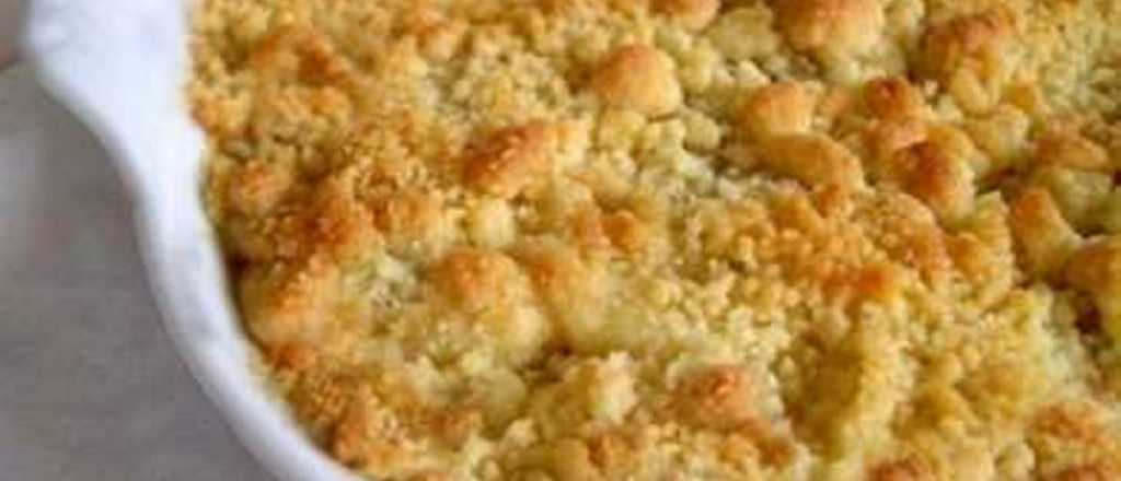 Prepara tu crumble de manzana en simples pasos