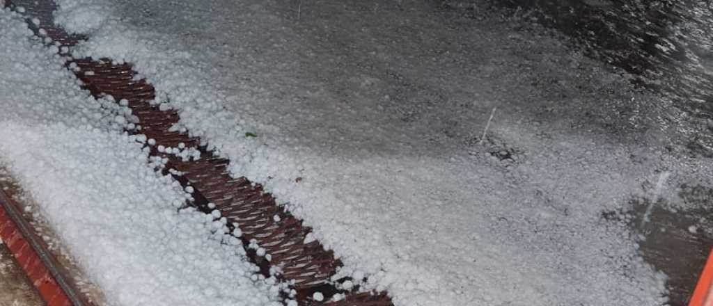 La tormenta granicera de anoche castigó a San Martín