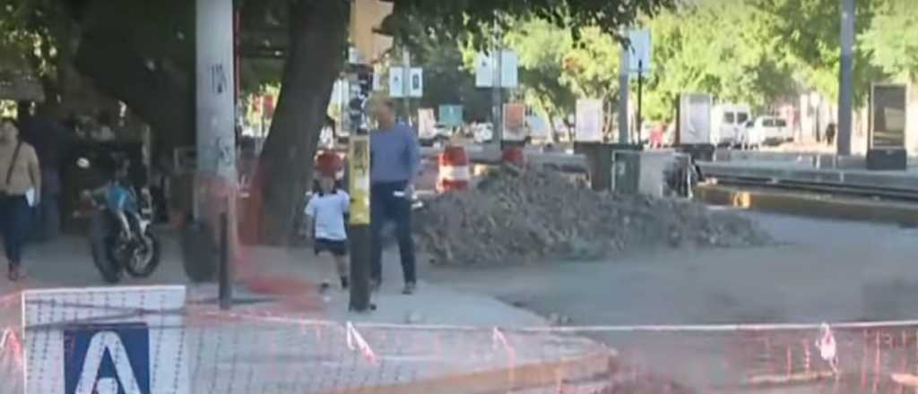 Ciudad cortó una mano de calle Belgrano 