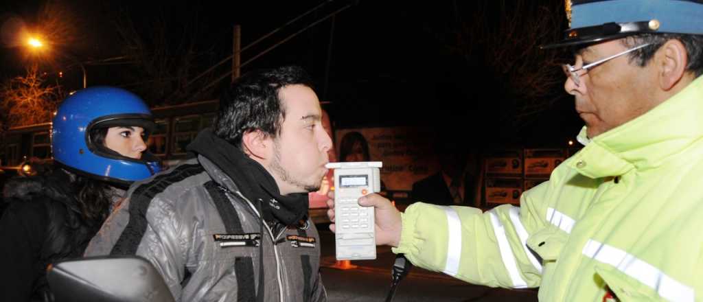 Fueron 68 los conductores alcoholizados el Día del Amigo en Mendoza