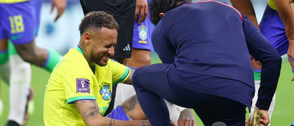 Neymar, afuera de la fase de grupos y en duda para el resto del Mundial