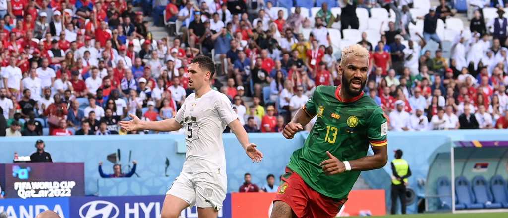 En un verdadero partidazo, Camerún y Serbia empataron 3-3