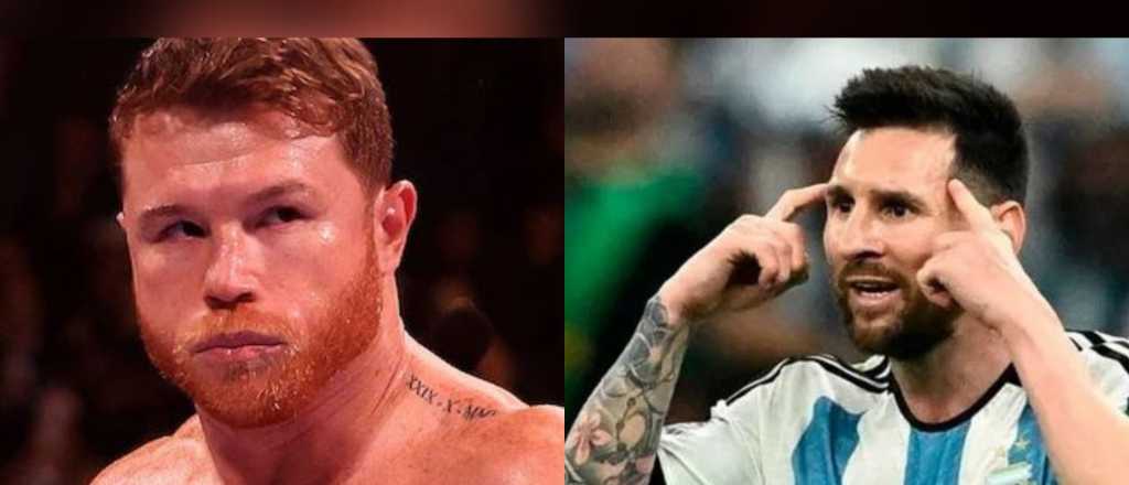 Canelo le pidió disculpas a Messi: "Me dejé llevar por la pasión" 