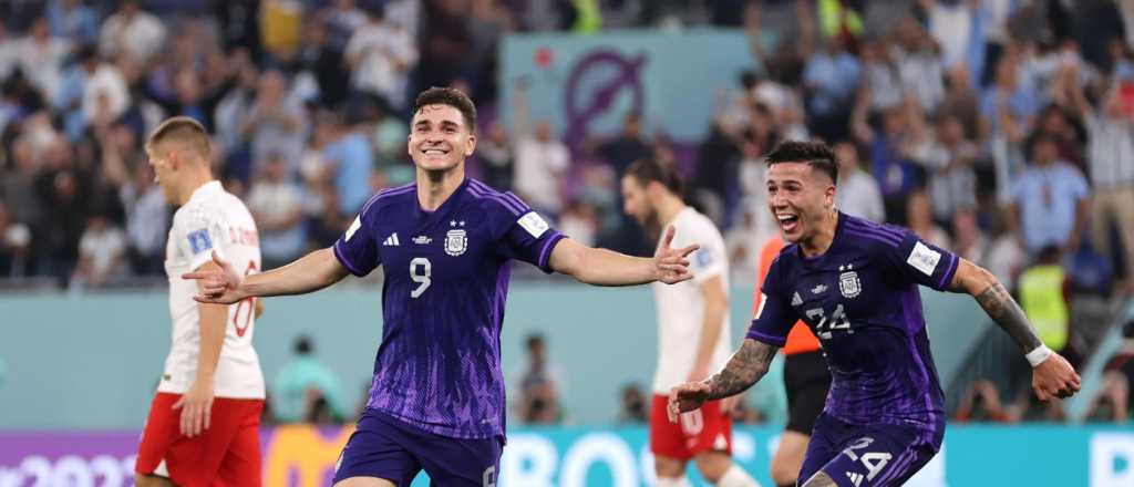 Julián Álvarez marcó su primer gol mundialista y liquidó el partido