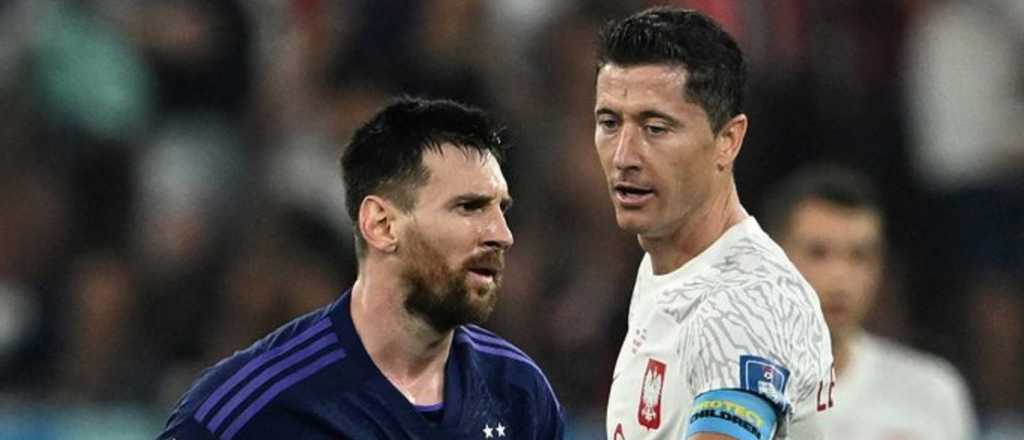 Lewandoswski rompió el silencio y contó qué le dijo a Messi 