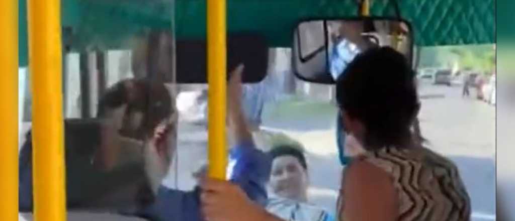 Video: violencia y pánico en un colectivo