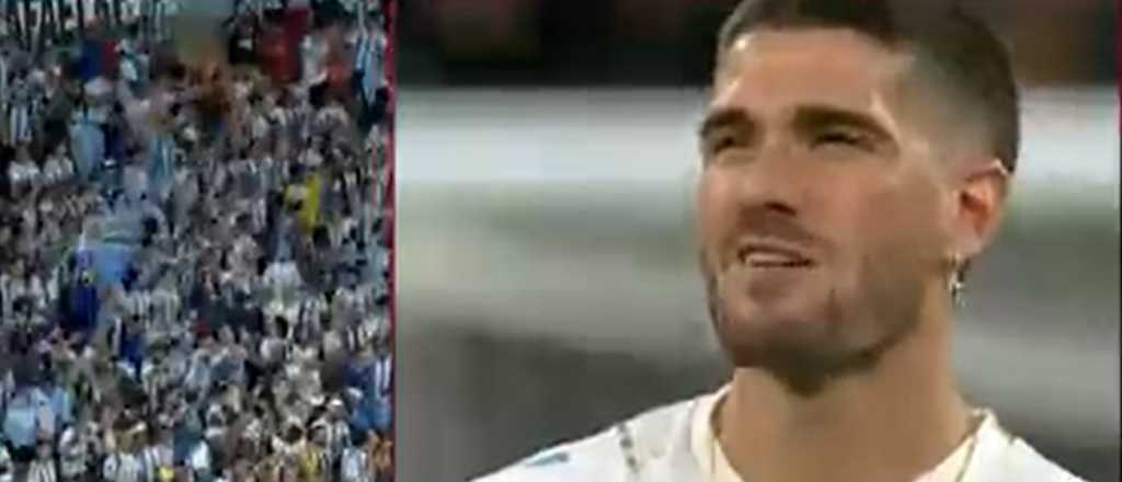 Video: De Paul canta feliz al ritmo de la hinchada argentina