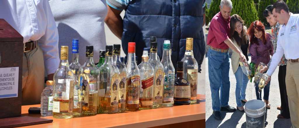 San Rafael: la policía decomisó cerca de 400 litros de alcohol