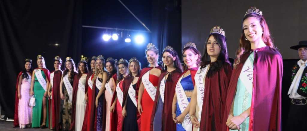 Luján de Cuyo completó su corte de reinas