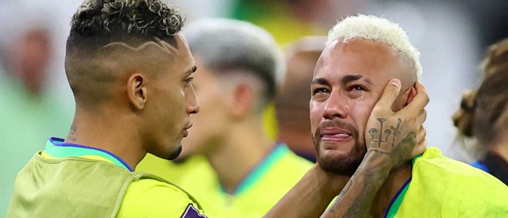 "Psicológicamente destruido": el desconsuelo de Neymar por la derrota