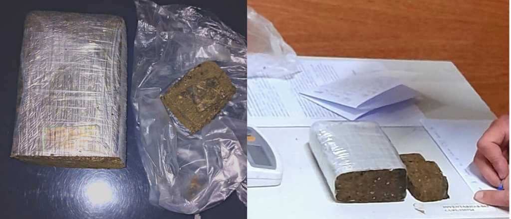 Iba en moto y quiso descartar medio kilo de marihuana; lo detuvieron