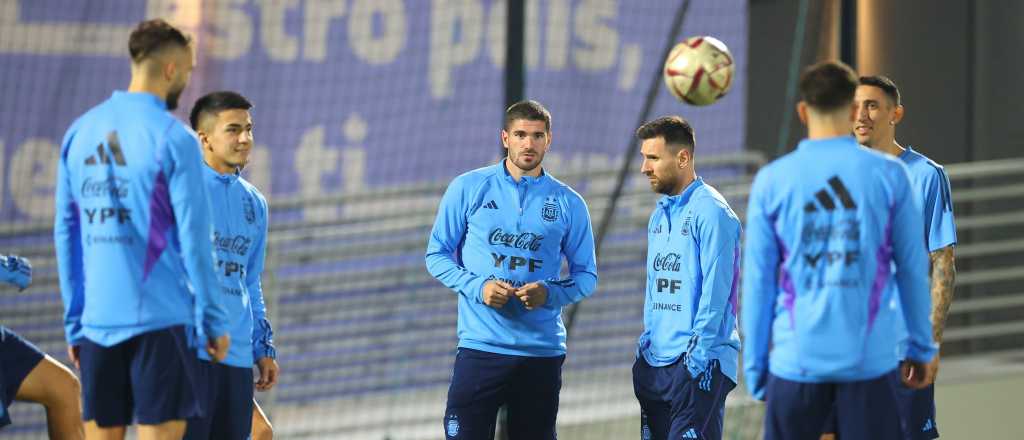 Argentina se entrenó pensando en Croacia con dos grandes noticias