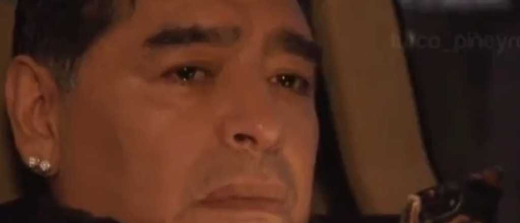 Video: Maradona escuchó "Muchachos" y se emocionó 