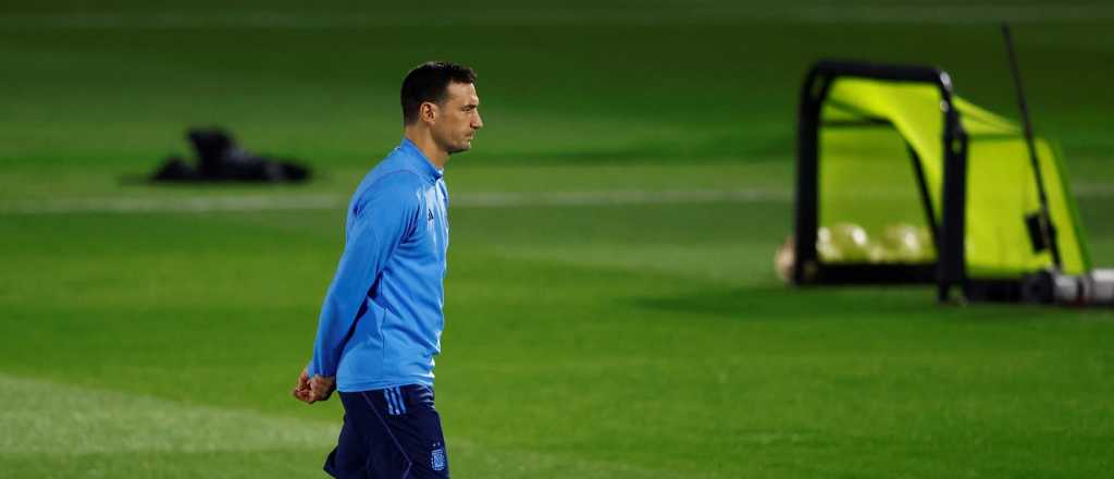 Los dos equipos que probó Scaloni pensando en la final