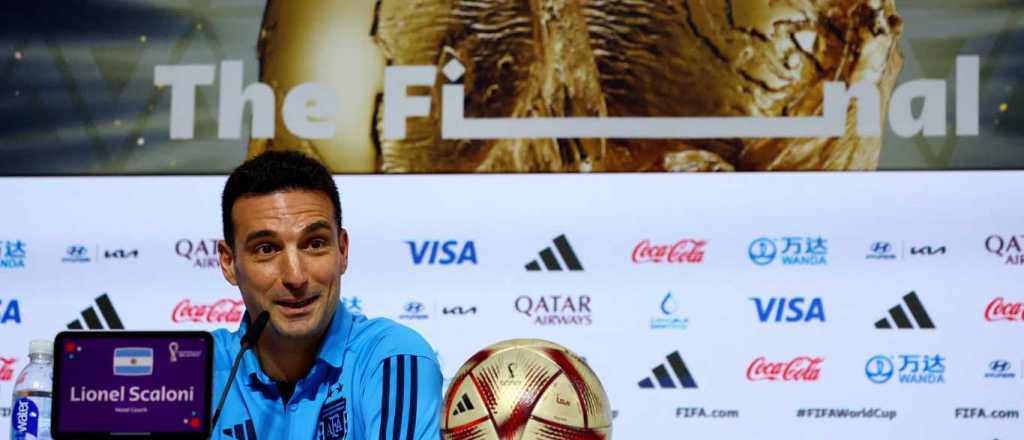 Scaloni ya tiene el equipo para la final: "Estamos preparados"