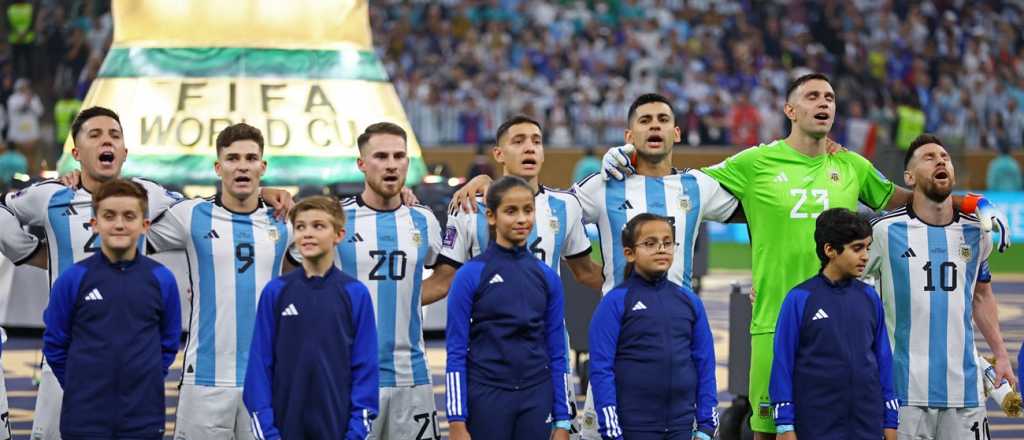 Con Lali, así sonó el Himno Nacional en la final del Mundo 