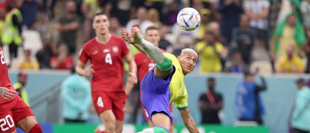 Premio consuelo: el gol de Richarlison, el mejor del Mundial 