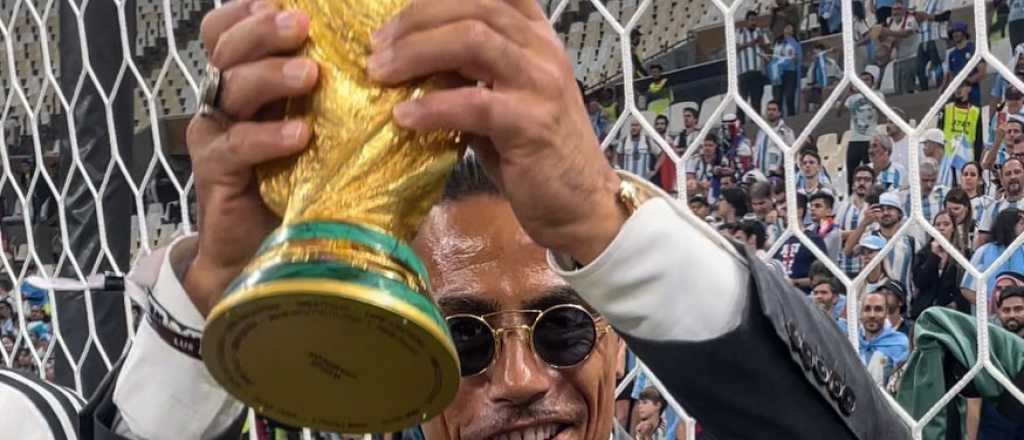 El chef Salt Bae recibió un duro castigo por irrumpir los festejos de Argentina