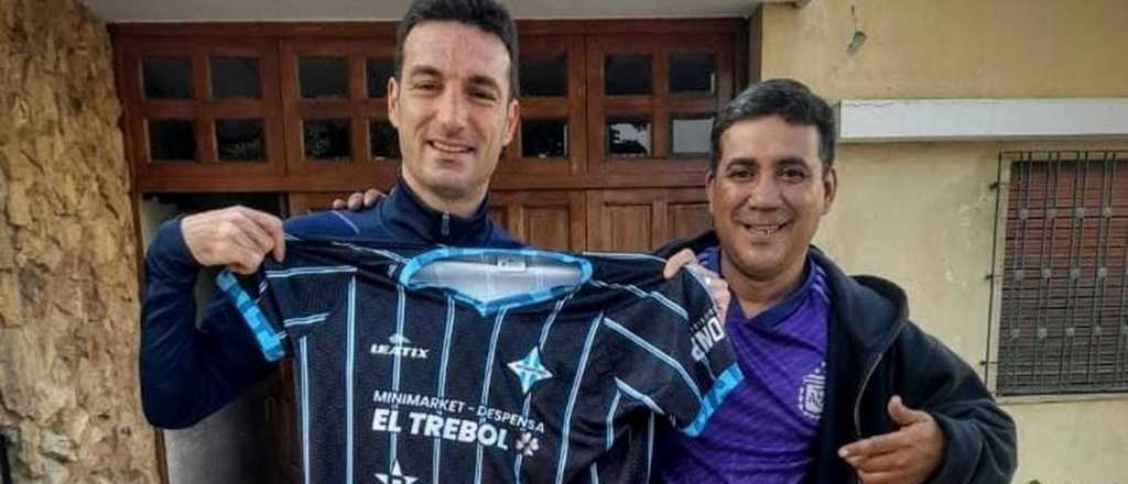 La foto de Scaloni que revolucionó al fútbol mendocino