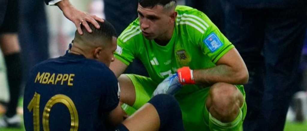 Sorprendió a todos: Mbappé habló del festejo del Dibu Martínez 