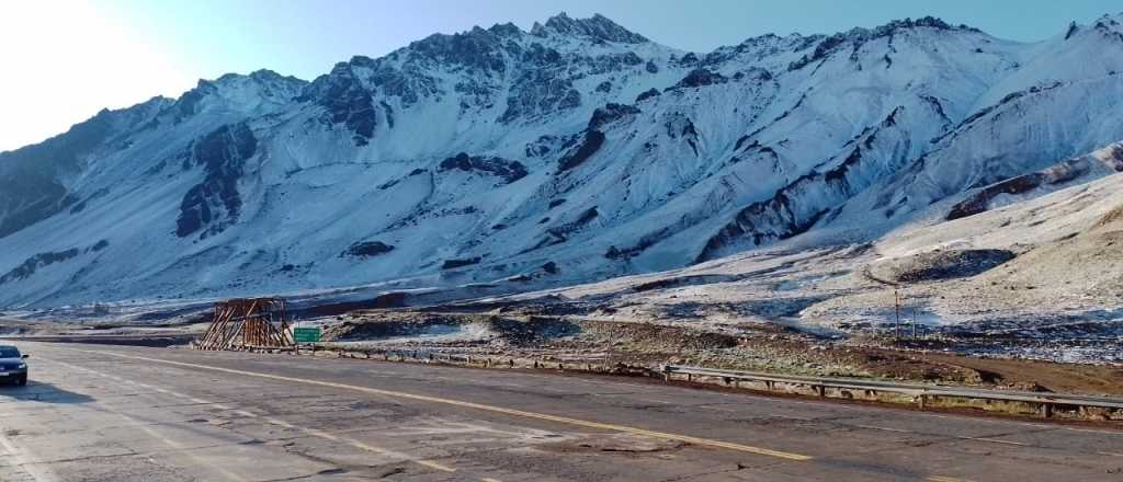 Tras las tormentas en Alta Montaña, se habilitó el Paso a Chile