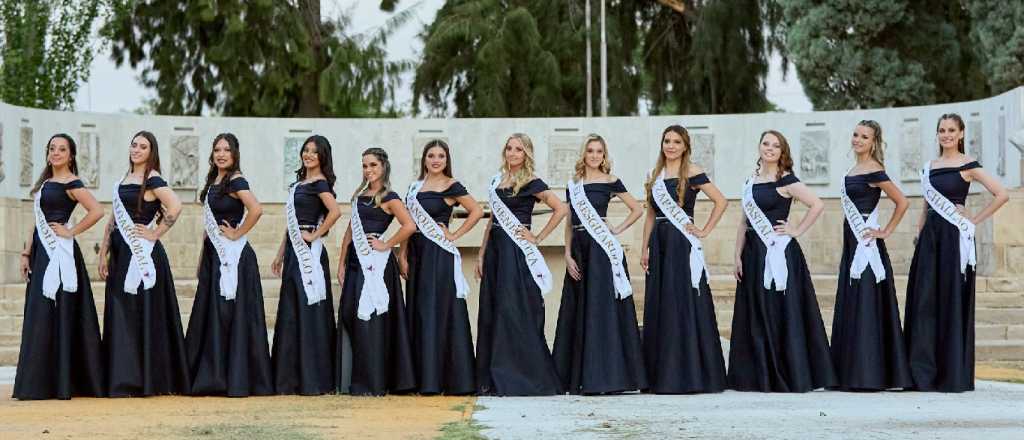 Las Heras presentó a sus candidatas a Reina de la Vendimia