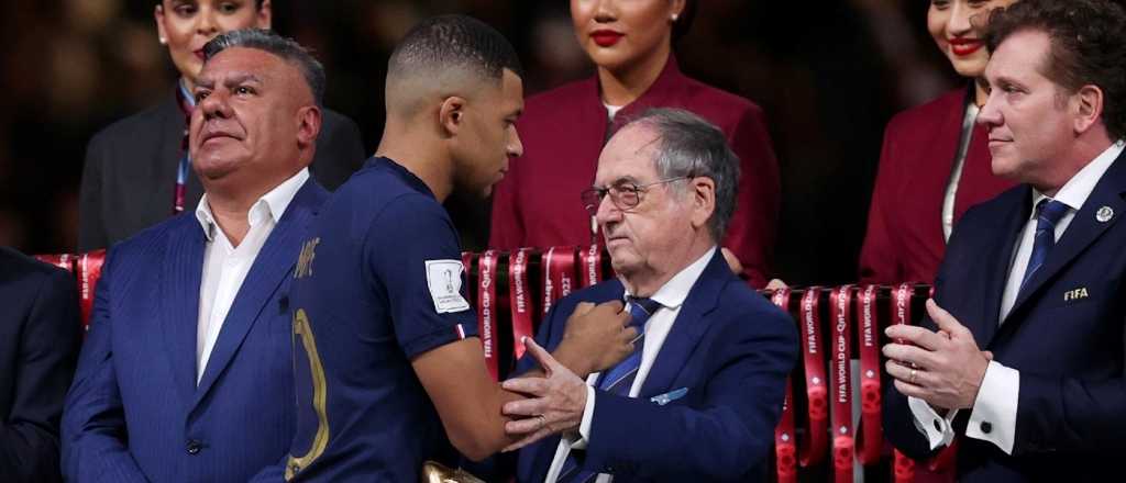 Escándalo: Mbappé cruzó al presidente de la Federación Francesa por Zidane