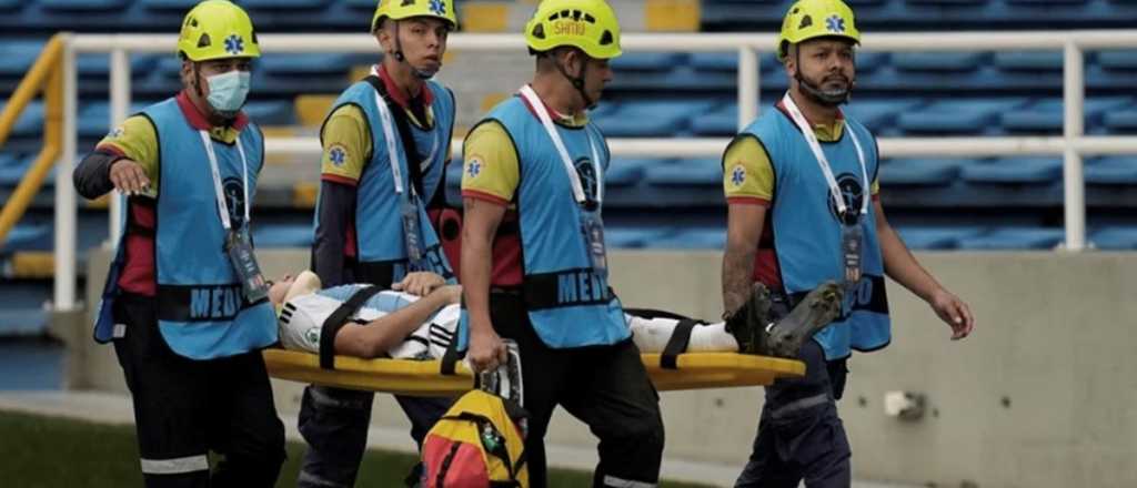 El parte de Buonanotte tras la dura caída en el debut de la selección sub 20