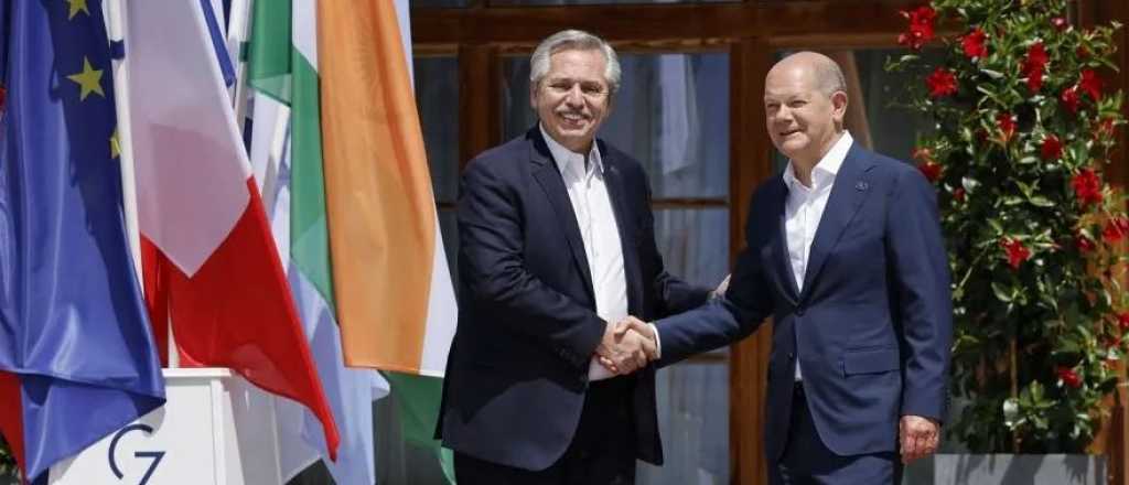 Alberto Fernández recibe al canciller alemán, Olaf Scholz