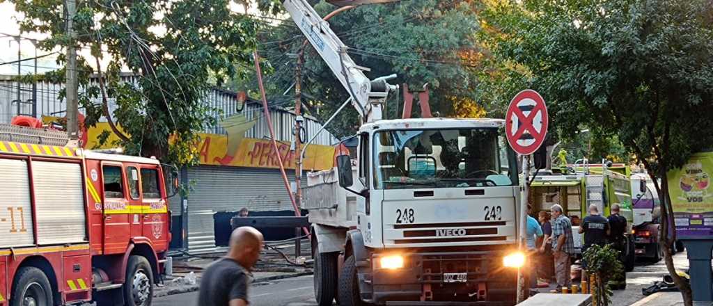 Pérdidas totales en el incendio de un persa del centro de Mendoza