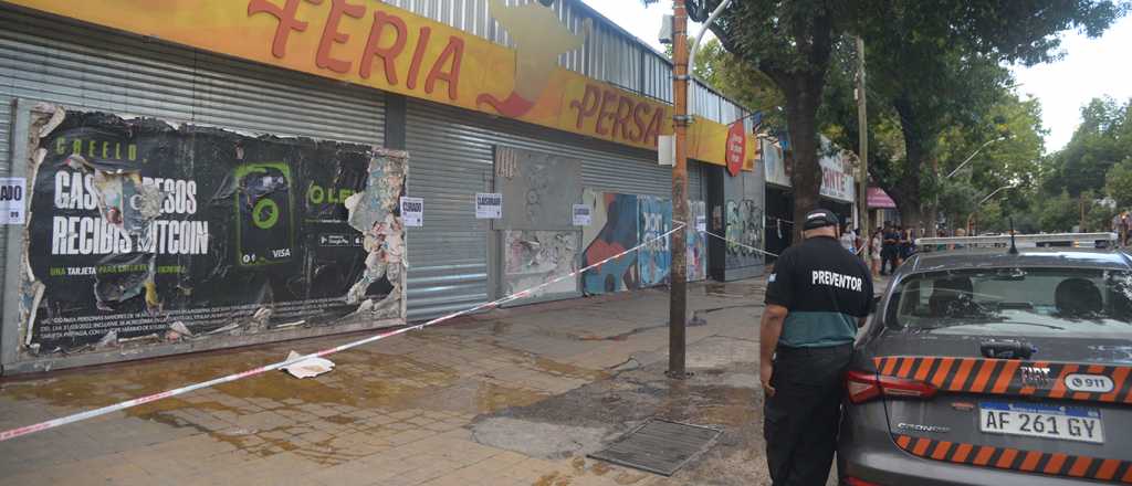 Comenzarán a demoler el persa que se incendió