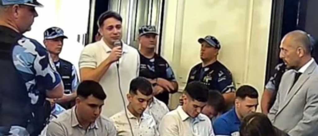 Baéz Sosa: la primera foto de los rugbiers en el penal de Melchor Romero