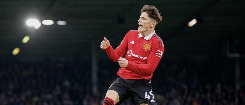 Video: Garnacho anotó un golazo en el triunfo del Manchester United