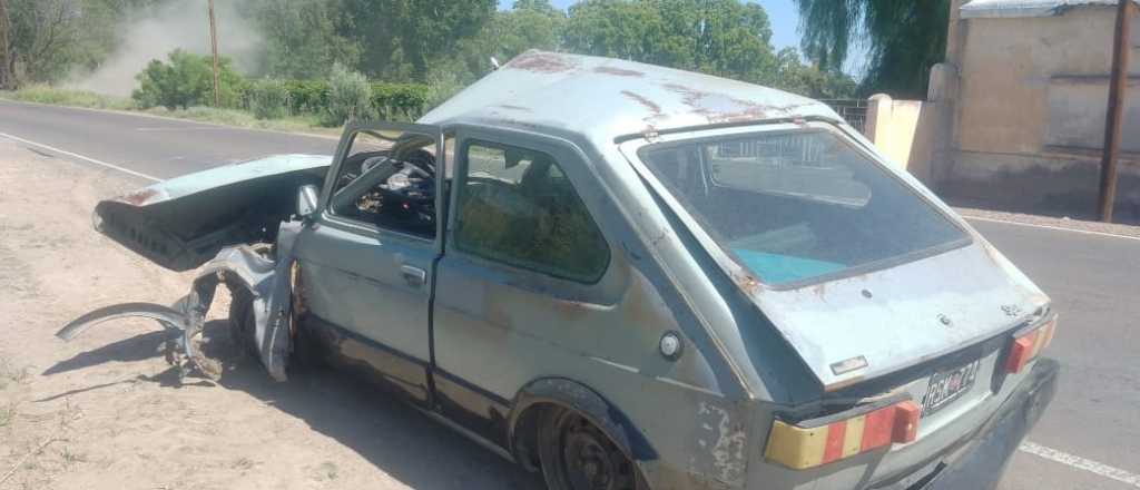 Impresionante choque de un conductor borracho en el Este mendocino