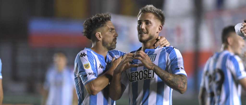 Racing se sacó la mufa con una goleada ante Arsenal