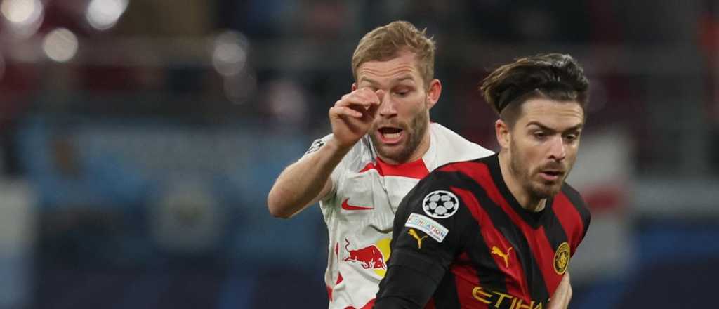 Julián Álvarez no jugó y el Manchester City no pudo con el Leipzig