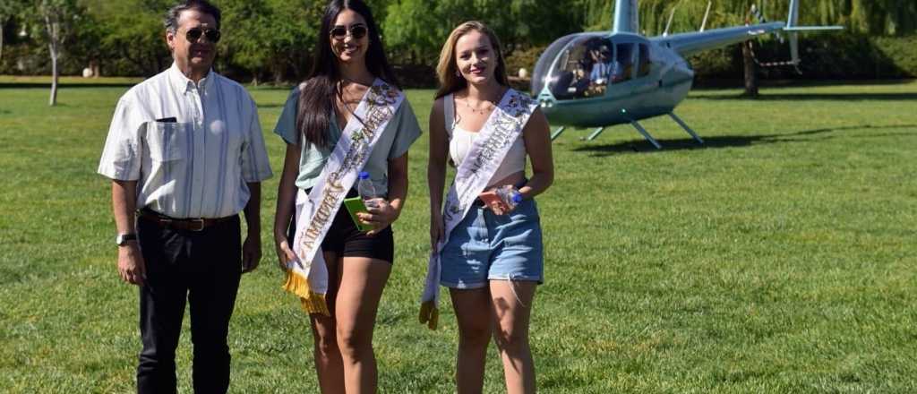 Previo a la Fiesta Nacional, Natasha y Giuliana tuvieron su vuelo real