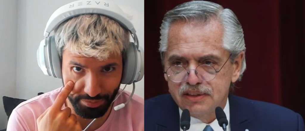 Video: el Kun Agüero imitó a Alberto Fernández y se volvió viral