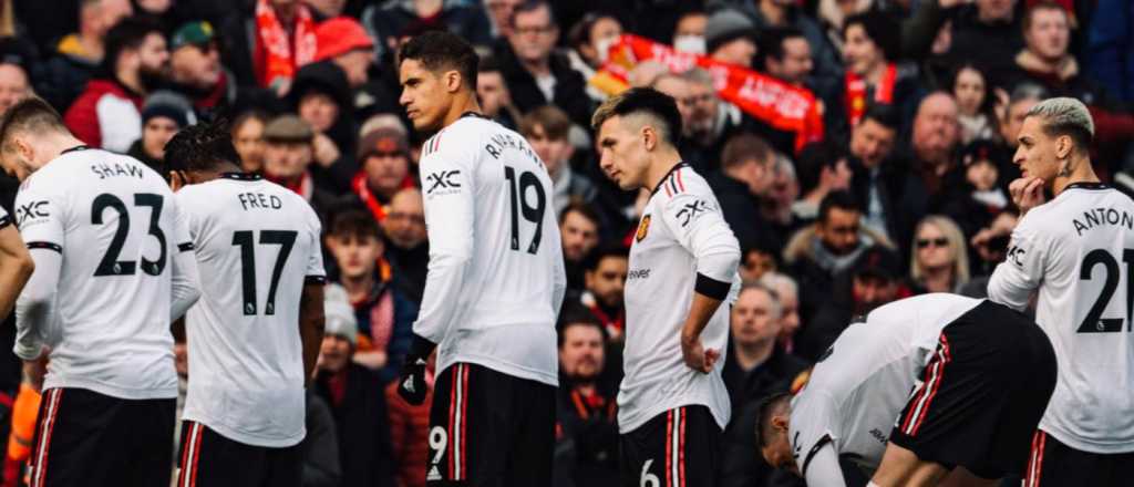 Con Lisandro y Garnacho, el United hizo un papelón histórico ante el Liverpool