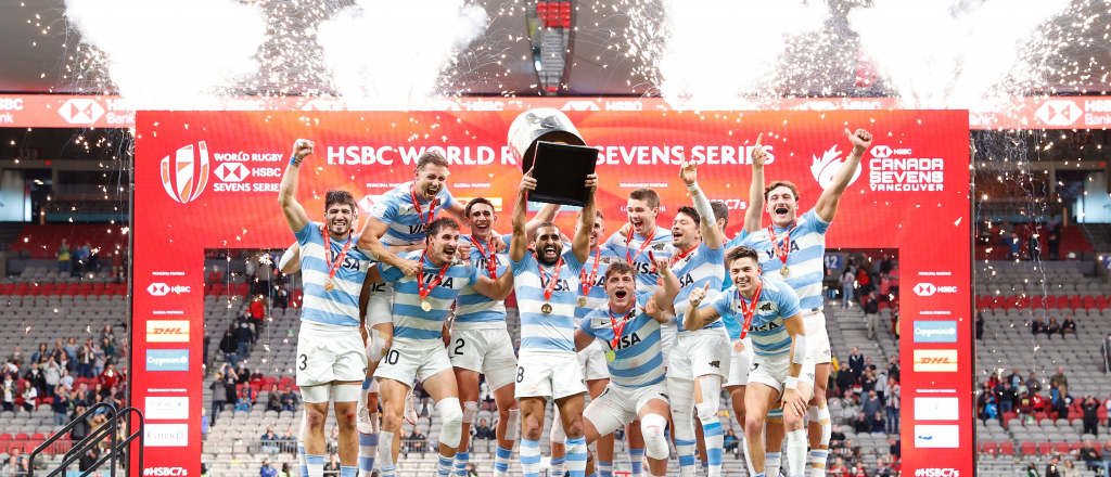 Los Pumas '7 campeones del seven de Vancouver al vencer a Francia