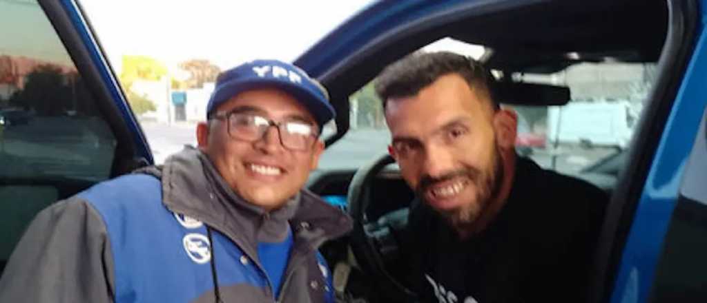 La gran sorpresa de Tevez en una estación de servicio de Malargüe