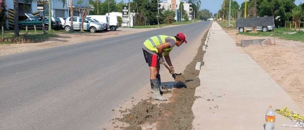 San Martín comenzó la construcción de un circuito de ciclovías