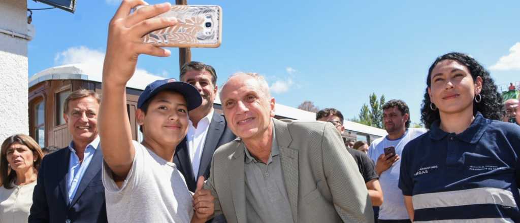 El intendente de San Martín celebró la llegada del tren a Palmira