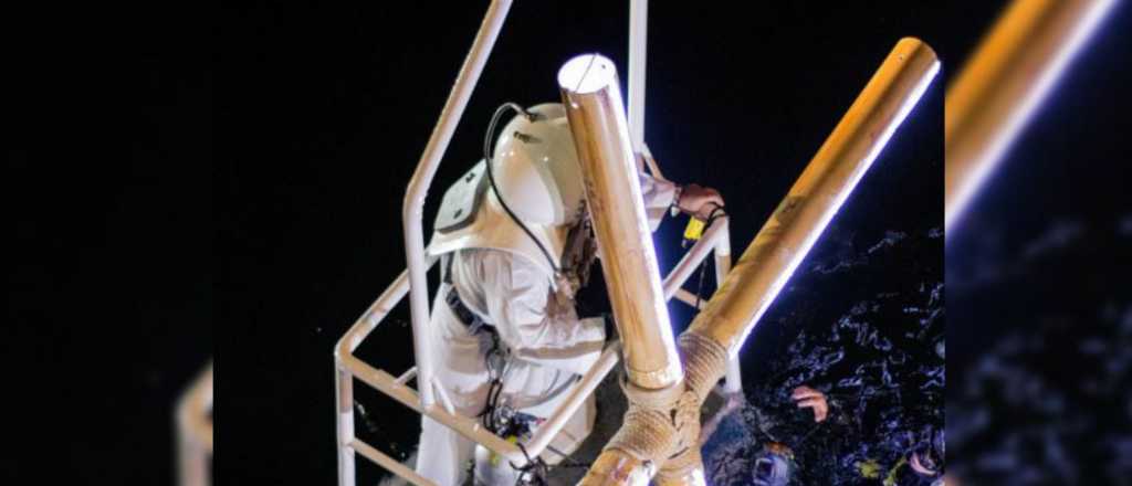 Así fue el majestuoso Vía Crucis marino en Puerto Madryn