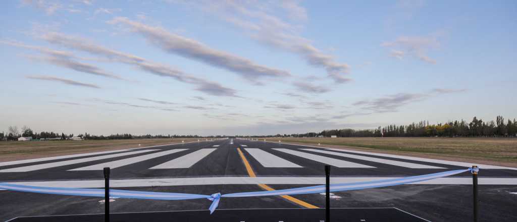 Fue inaugurada la nueva pista del aeropuerto de San Rafael