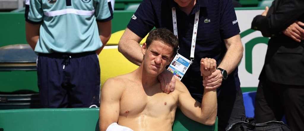 Diego Schwartzman abandonó en Montecarlo por una lesión 