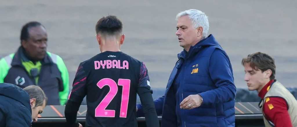 Luego del susto, gran noticia para Dybala y la Roma de Mourinho