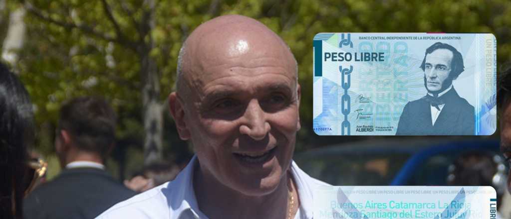 Espert presentó el "Peso Libre", la moneda liberal