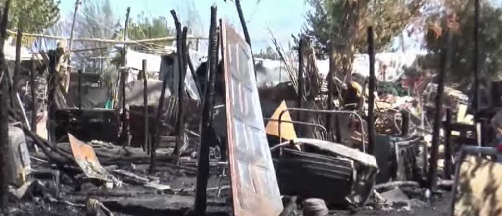 Así está la única sobreviviente del incendio en Tunuyán