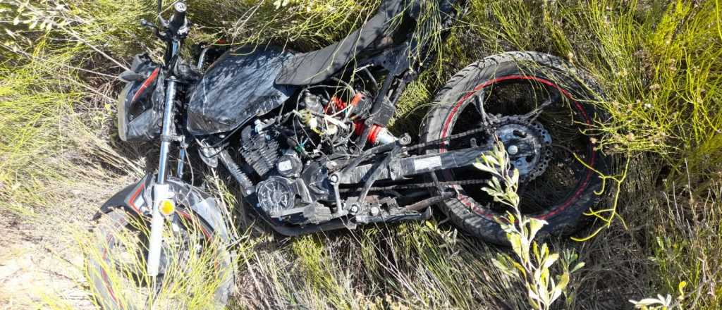 Encontraron tirada la moto por la que mataron a un chico en Guaymallén